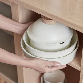 [MODORI] Sodam Cookware Set – All Heat Source Compatible, X-TREMA Non-Stick Coating, Oven & Microwave Safe, Perfect for Cooking & Plating in One - Made in Korea